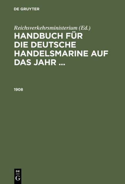 1908 by Reichsverkehrsministerium