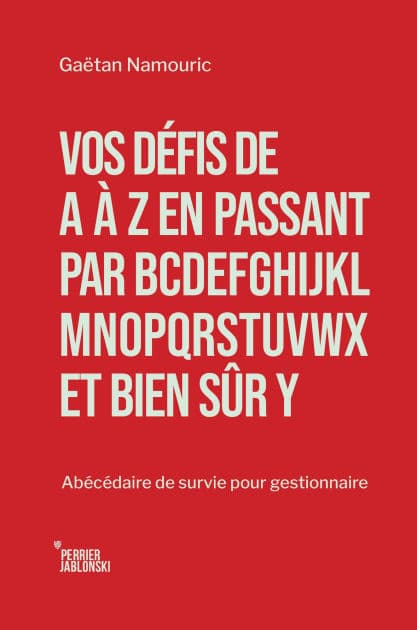 Vos défis de A à Z en passant par BCDEFGHIJKLMNOPQRSTUVWX et bien sûr Y: Abécédaire de survie pour gestionnaire by Gaëtan Namouric