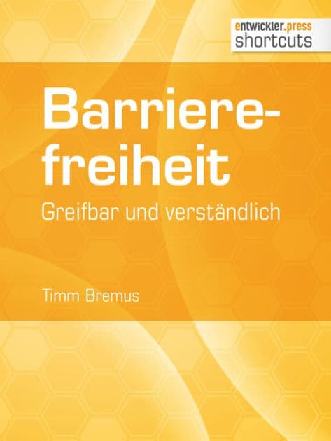 Barrierefreiheit - greifbar und verständlich: Greifbar und verständlich by Timm Bremus