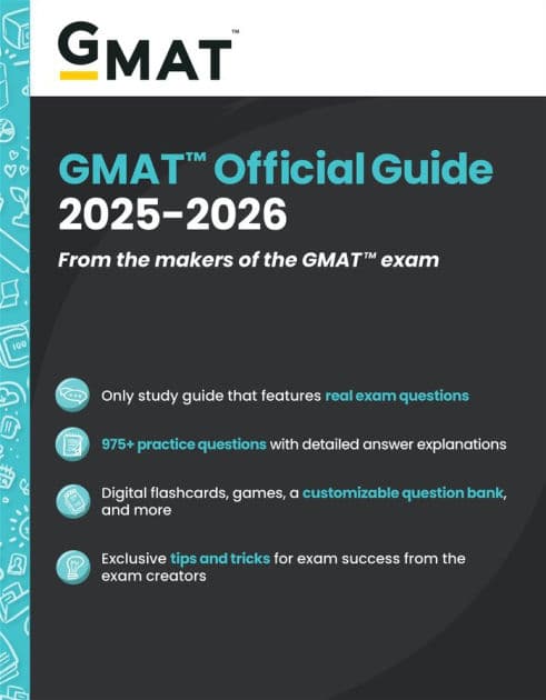 GMAT Official Guide 2025-2026: Book + Online Question Bank by GMAC (Graduate Management Admission Council)