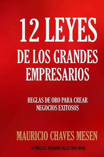 12 Leyes de los Grandes Empresarios by Mauricio Chaves Mesen