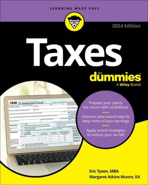 Taxes For Dummies: 2024 Edition by Eric Tyson
