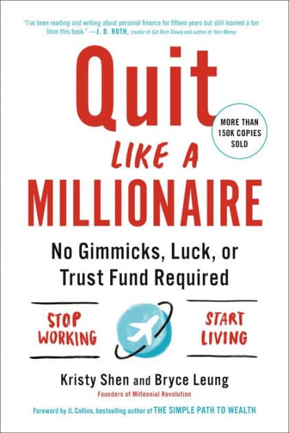 Quit Like a Millionaire: No Gimmicks, Luck, or Trust Fund Required by Kristy Shen