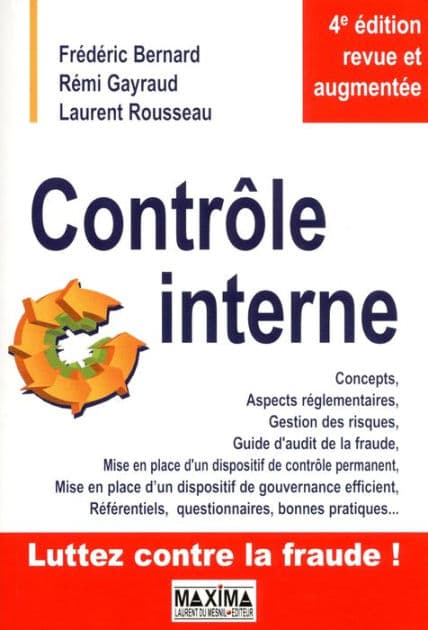 Contrôle interne - 4e éd. by Frédéric Bernard