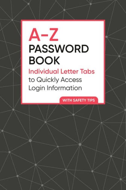 A-Z Password Book: Individual Letter Tabs to Quickly Access Login Information by Zeitgeist