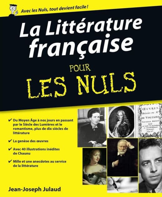 La Littérature française Pour les Nuls by Jean-Joseph Julaud