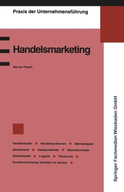 Handelsmarketing by Werner Pepels