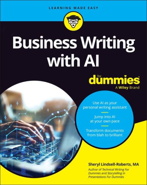 Business Writing with AI For Dummies by Sheryl Lindsell-Roberts