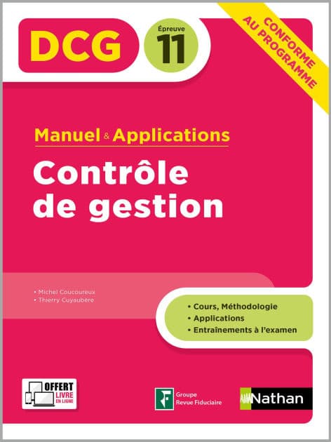 Contrôle de gestion - DCG Epreuve 11 - Manuel & applications 2019 by Michel Coucoureux