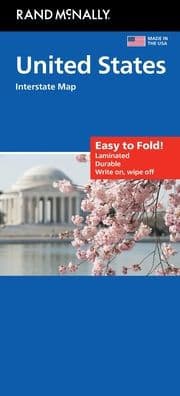 United States Easy to Fold by Rand McNally
