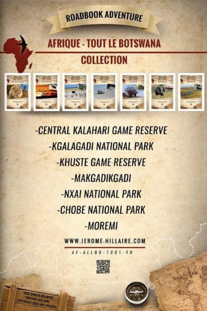 Roadbook Adventure Intégrale Botswana Afrique by Eric Castera