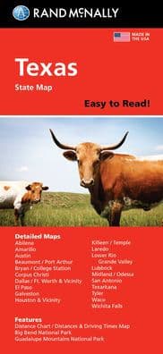Texas Easy to Read by Rand McNally