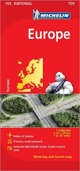 Michelin Europe Map 705 by Michelin
