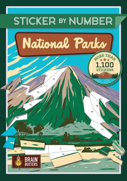 Sticker by Number National Parks by Parragon