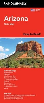 Arizona Easy to Read by Rand McNally