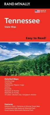 Tennessee Easy to Read by Rand McNally