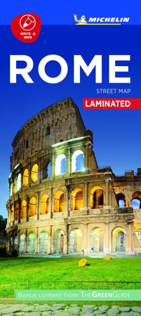 Michelin Rome City Laminated Map by Michelin