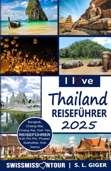 I love Thailand: Reiseführer Thailand. DIY Thailand Reiseführer. Günstig reisen. Backpacking. Rucksack reisen nach Bangkok, Chiang Mai, Phuket und thailändisches Essen. Don't get lonely or lost! by Swissmiss on Tour