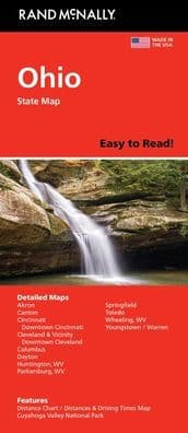 Ohio Easy to Read by Rand McNally