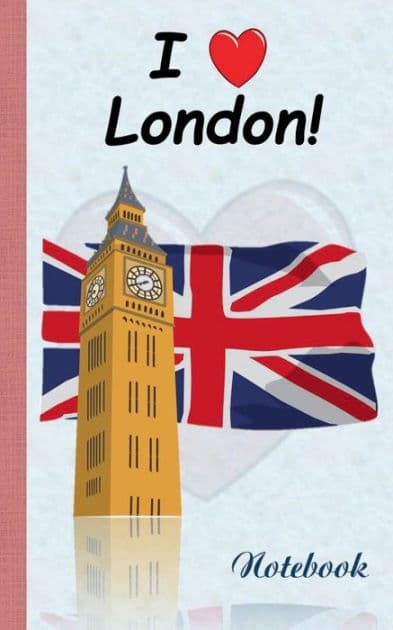 I love London (Notebook / Notizbuch): Notepad, Einschreibbuch, Tagebuch, Diary, Notes, Buch für Notizen im praktischen Pocketformat, Tower Bridge, Sightseeing Great Britain, Scule, Englischunterrricht, Schüler, Student, lernen, Studium, Freizeit, Englandr by Theo Von Taane