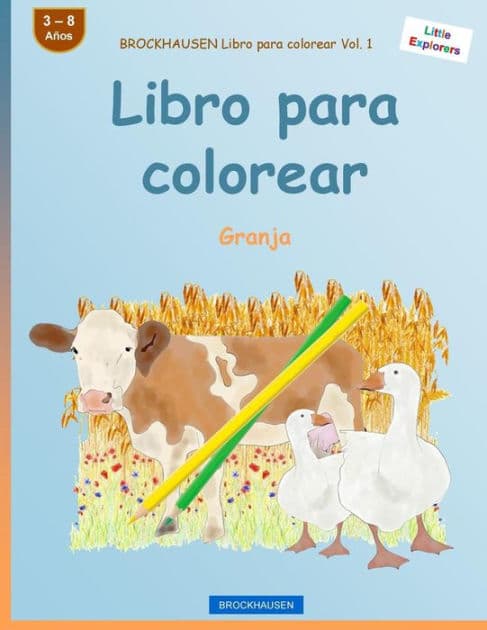 BROCKHAUSEN Libro para colorear Vol. 1 - Libro para colorear: Granja by Dortje Golldack