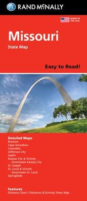 Missouri Easy to Read by Rand McNally