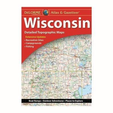 Delorme Atlas Wisconsin 12E by Delorme