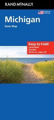 Michigan Easy to Fold State Map by Rand McNally