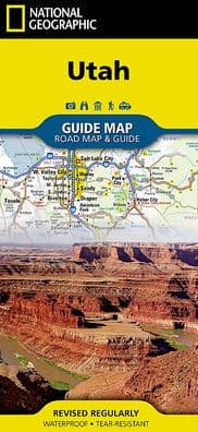 Utah Map by National Geographic Maps