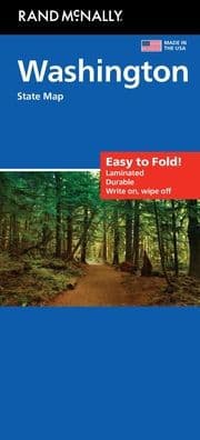 Washington Easy to Fold State Map by Rand McNally