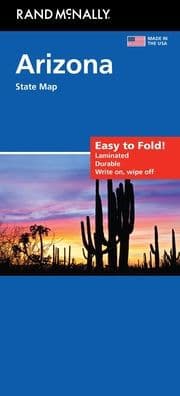 Arizona Easy to Fold by Rand McNally