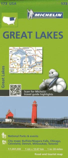 Michelin USA Great Lakes Map 173 by Michelin