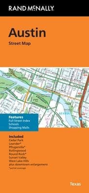 Austin Street Map by Rand McNally