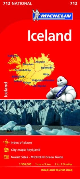 Michelin Iceland Map 750 by Michelin