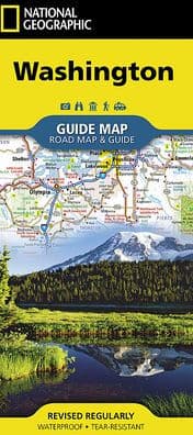 Washington Guide Map by National Geographic
