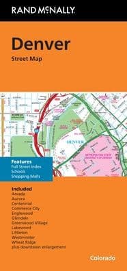 Denver CO Street Map by Rand McNally