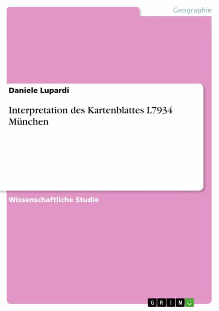 Interpretation des Kartenblattes L7934 München by Daniele Lupardi