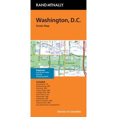 Washington DC Street Map by Rand McNally