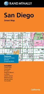 SAN DIEGO STREET MAP by Rand McNally