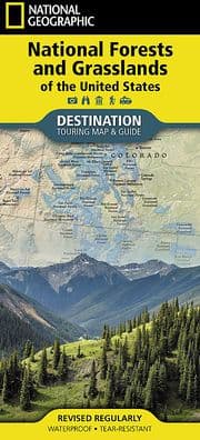 National Forests & Grasslands of the United States (National Geographic Destination Map) by National Geographic