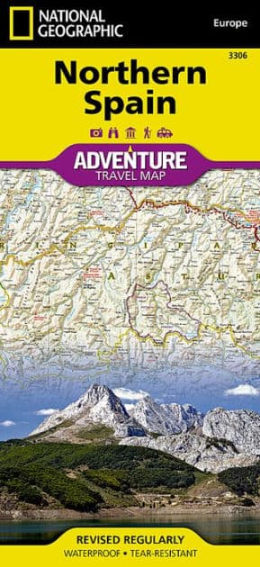 Northern Spain: Camino de Santiago (National Geographic Adventure Map, 3306) by National Geographic
