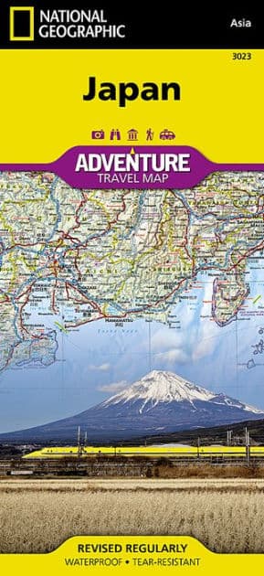 Japan Map by National Geographic Maps - Adventure