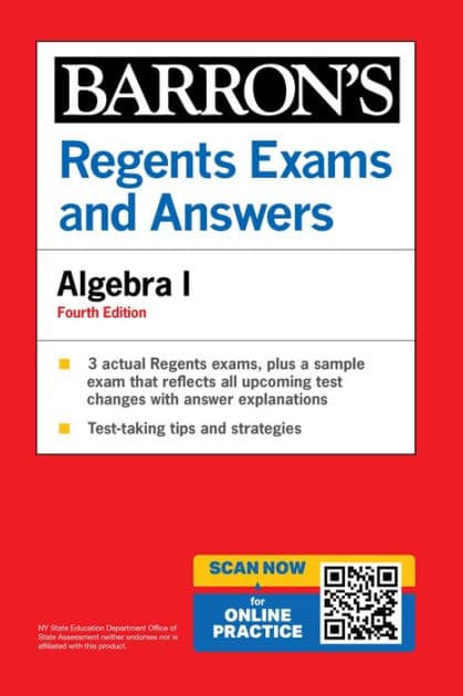 Regents Exams and Answers: Algebra I, Fourth Edition by Barron's Educational Series