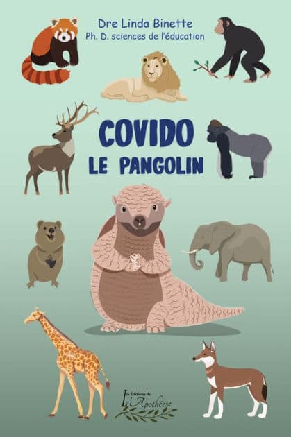 Covido le pangolin by Linda Binette