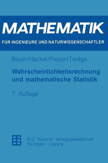 Wahrscheinlichkeitsrechnung und mathematische Statistik by Otfried Beyer