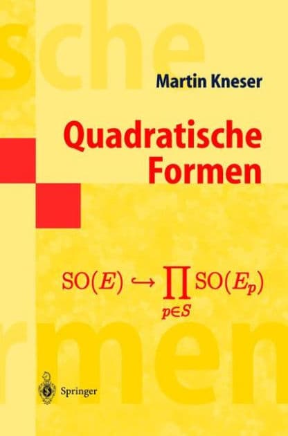 Quadratische Formen by Martin Kneser