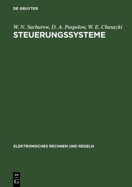 Steuerungssysteme by W. N. Sacharow