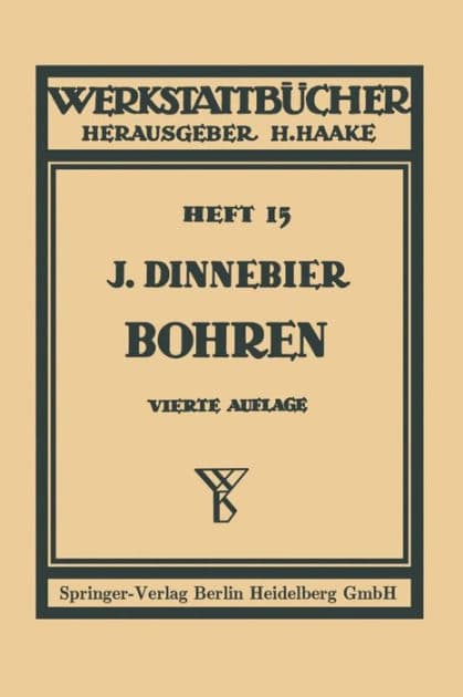 Bohren by Josef Dinnebier