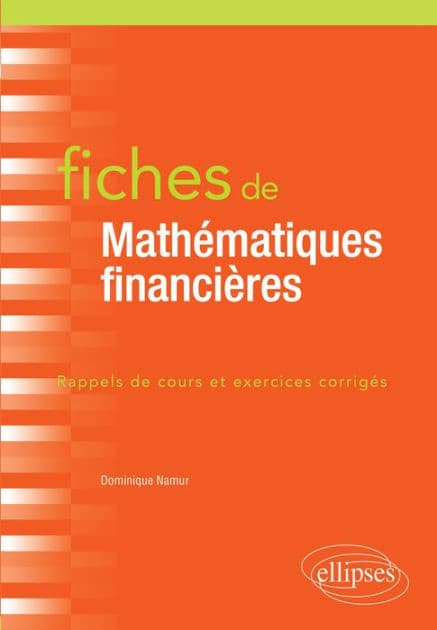 Fiches de Mathématiques financières by Dominique Namur