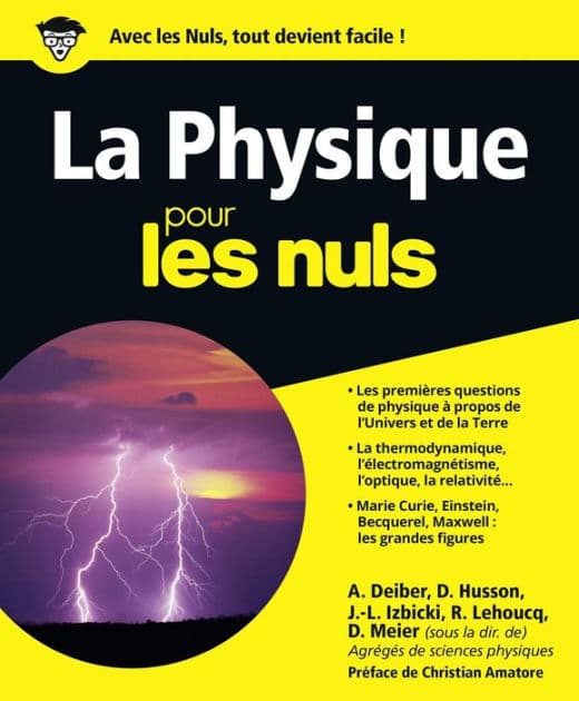 La physique pour les Nuls : Livre de sciences pour découvrir la physique, Découvrir les lois et les phénomènes de la physique à travers les grandes figures, de Marie Curie à Albert Einstein by Dominique Meier